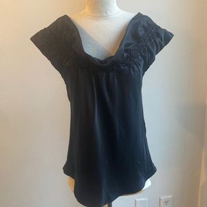 Black Halo Silk Top Size S